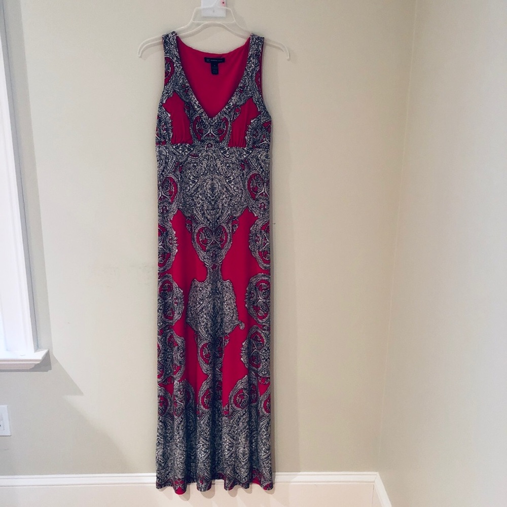 Pink Paisley Maxi Dress